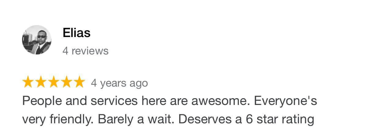 picture of 5 star review of Sachar Dental NYC