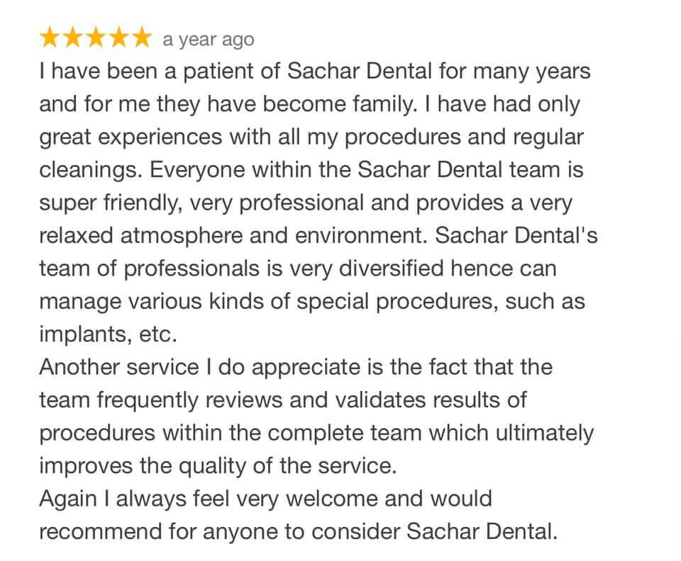 Sachar Dental NYC Review