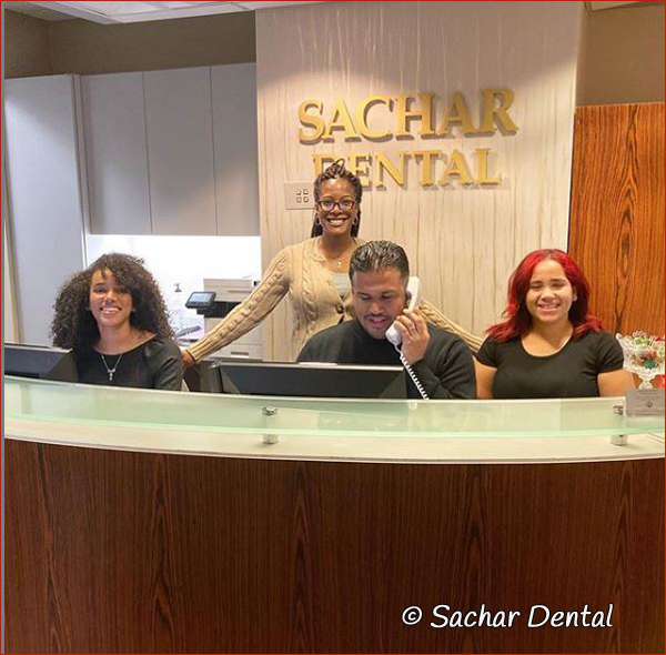 Dentist NYC - Sachar Dental NYC front desk team