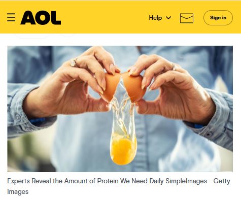 AOL Protein from Parade NYC Dentist