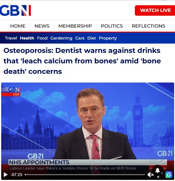GBN NYC dentist osteoporosis news